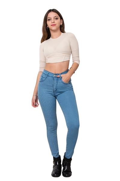 JEANS DALILA CON STRAS 